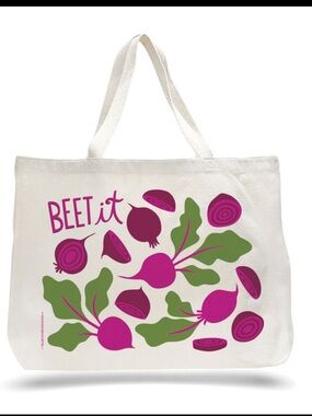 NWT The Neighborgoods “Beet It” Tote Bag